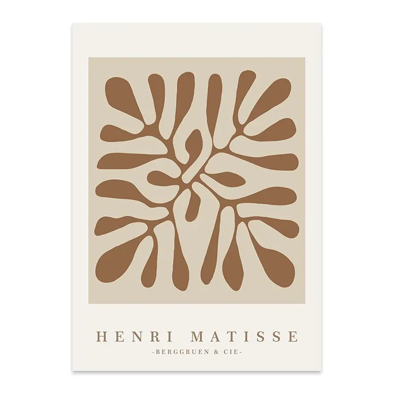 Minimalistisk canvasposter