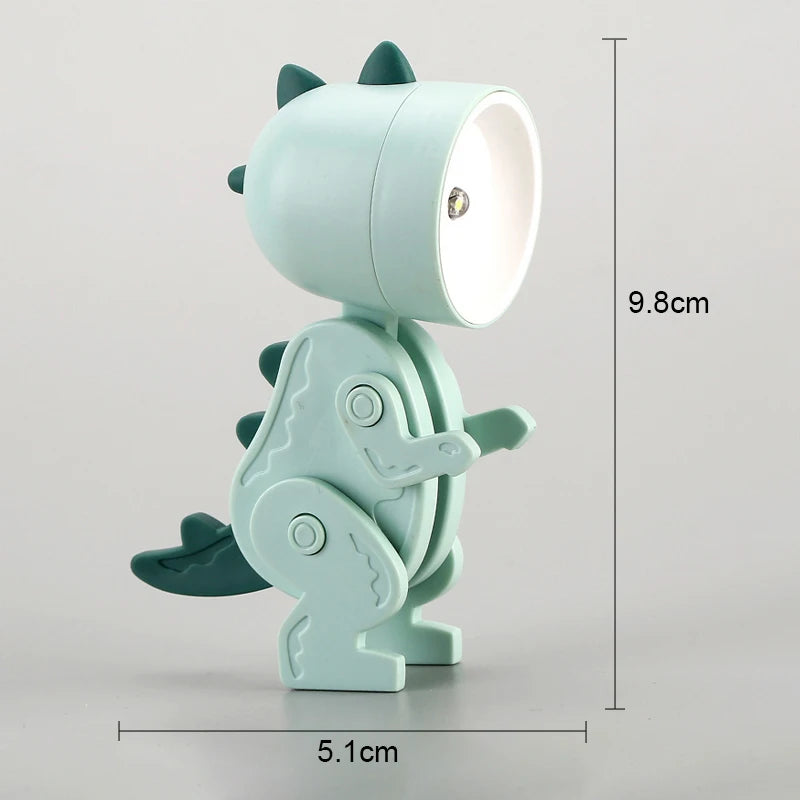 Mini dinosaur nattlampa - LED