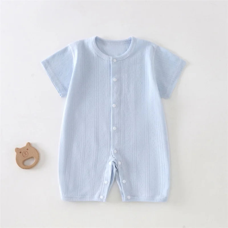 Somrig babyromper i mesh