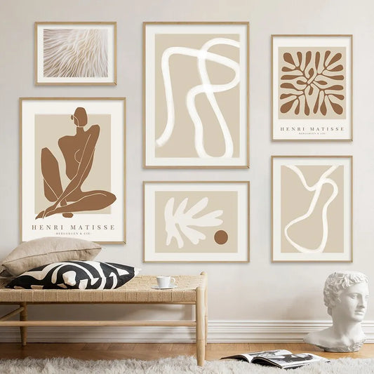 Minimalistisk canvasposter