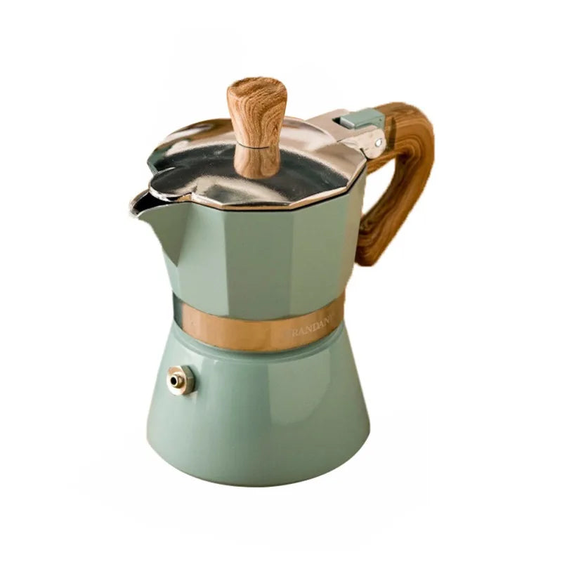Espressokokare i aluminium
