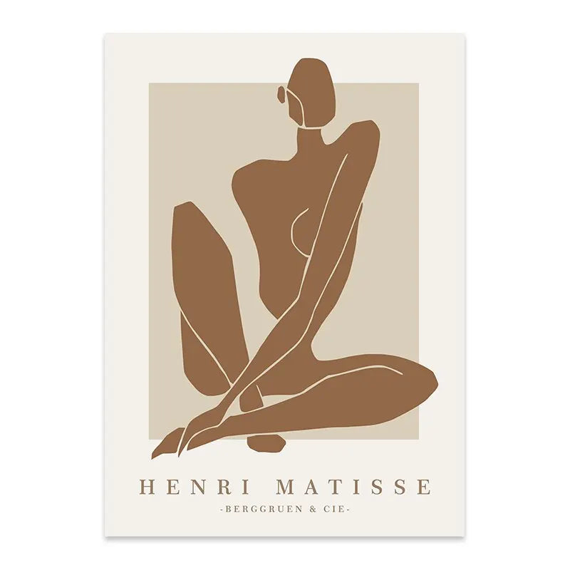 Minimalistisk canvasposter