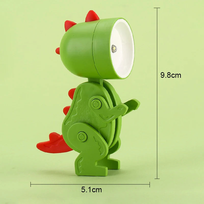 Mini dinosaur nattlampa - LED