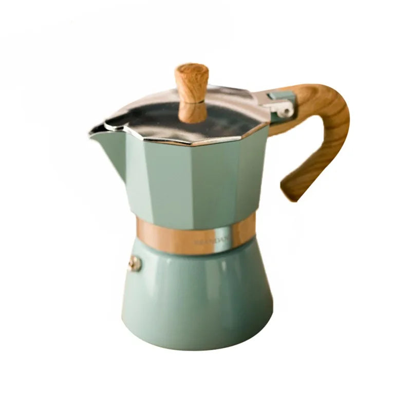 Espressokokare i aluminium