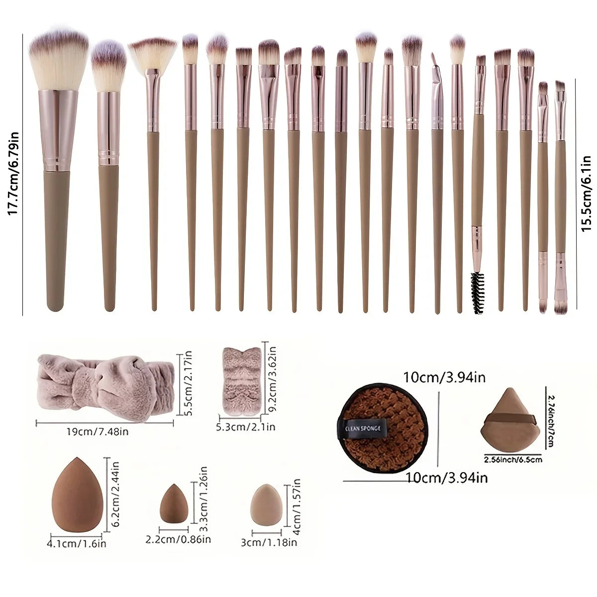 Makeupverktyg i set – 20/40