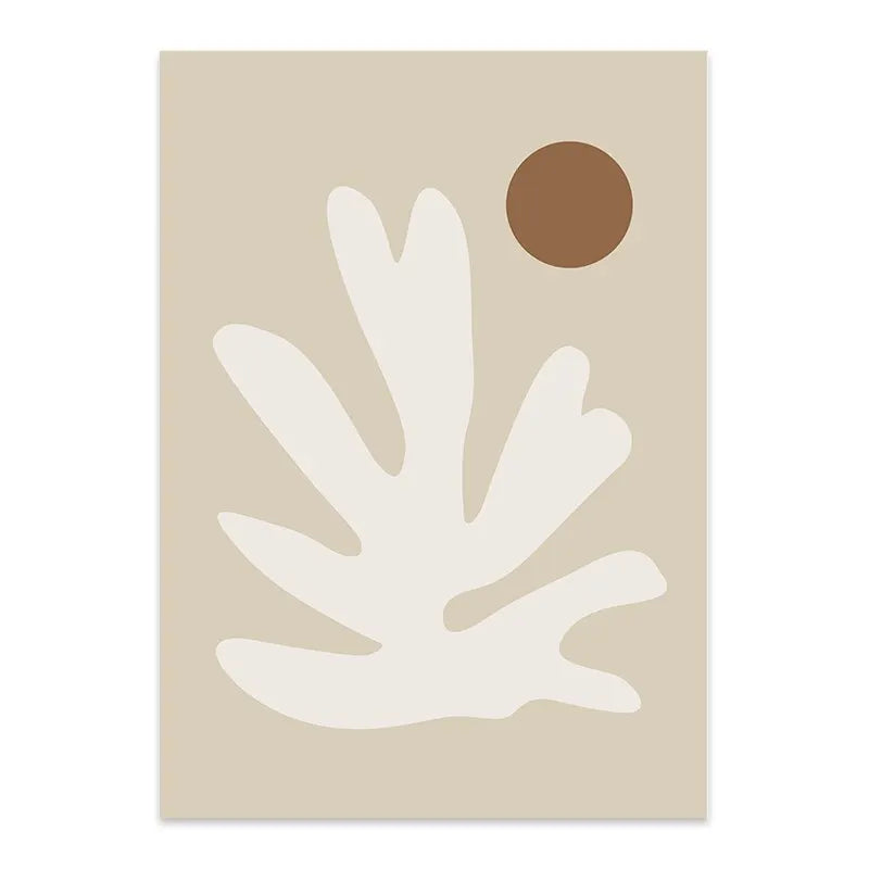 Minimalistisk canvasposter
