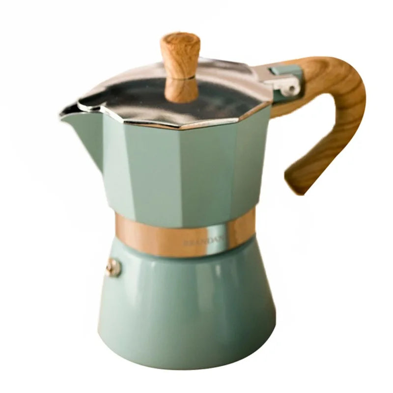 Espressokokare i aluminium