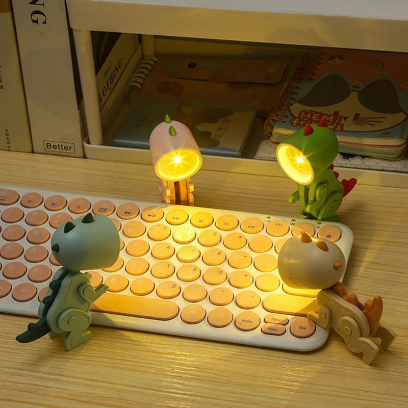 Mini dinosaur nattlampa - LED