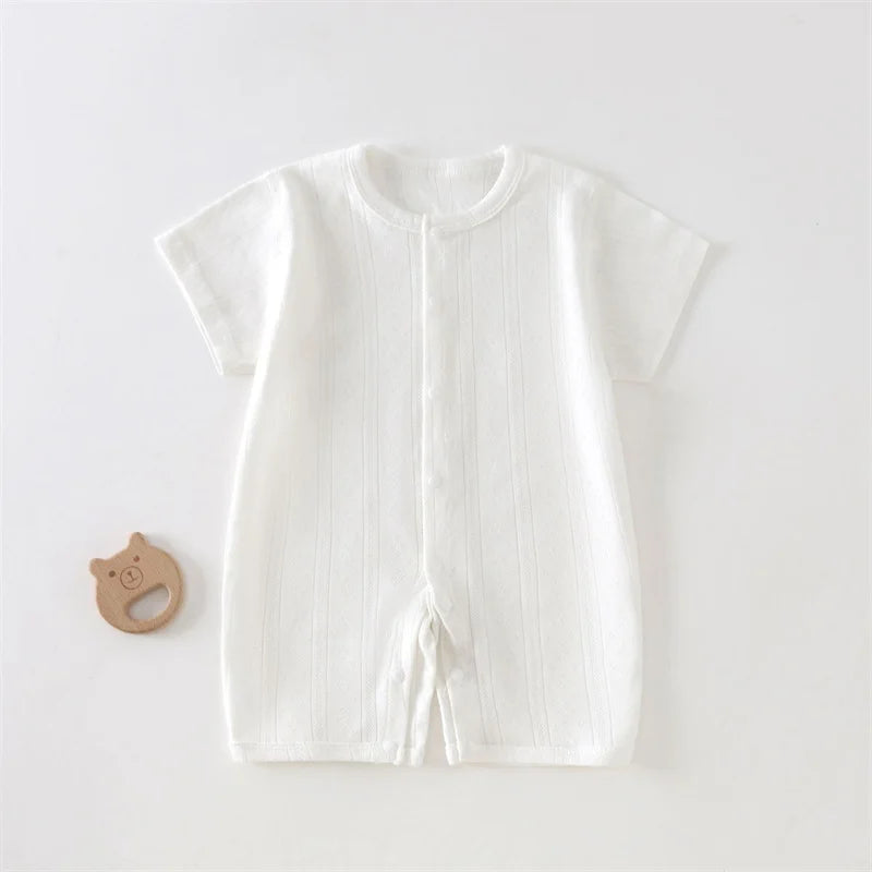 Somrig babyromper i mesh
