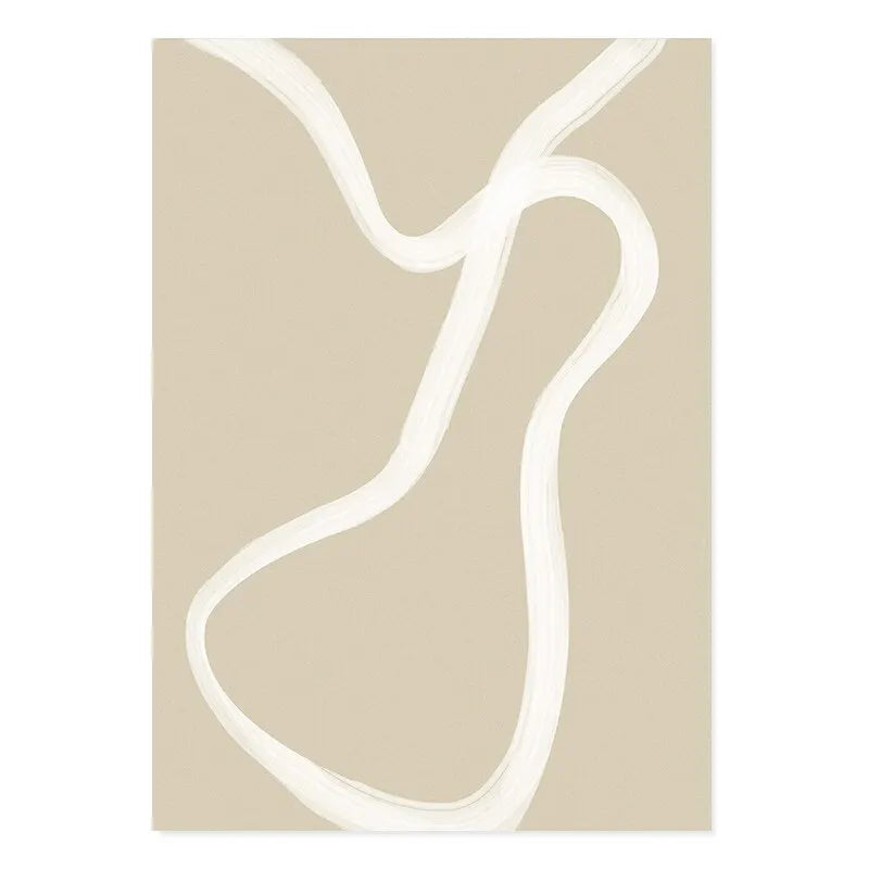Minimalistisk canvasposter
