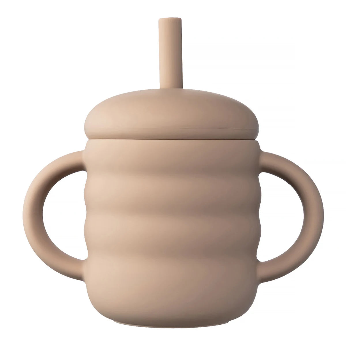 Silikonkopp med sugrör