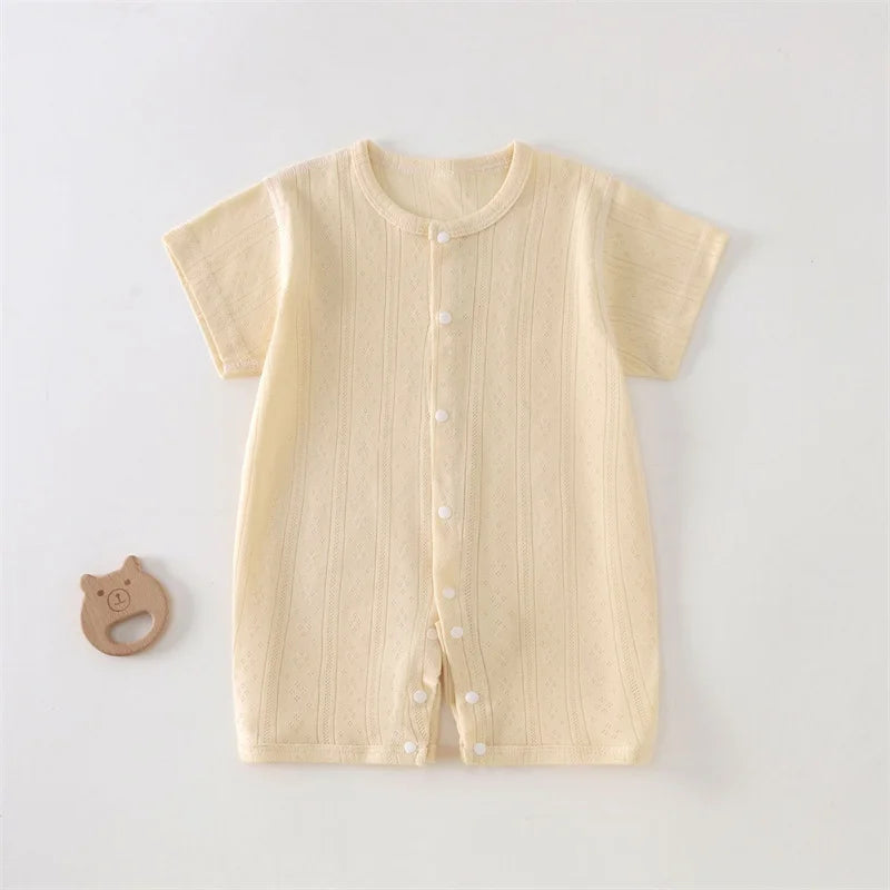 Somrig babyromper i mesh