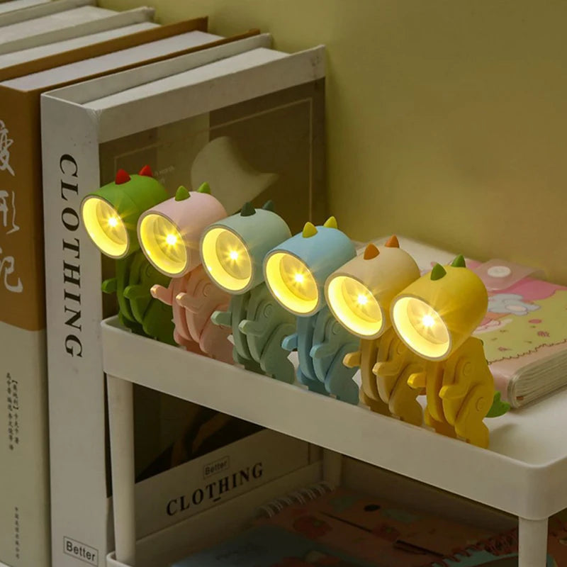 Mini dinosaur nattlampa - LED