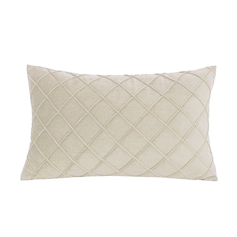 Kuddfodral i sammet 30x50 cm – enfärgat & mjukt