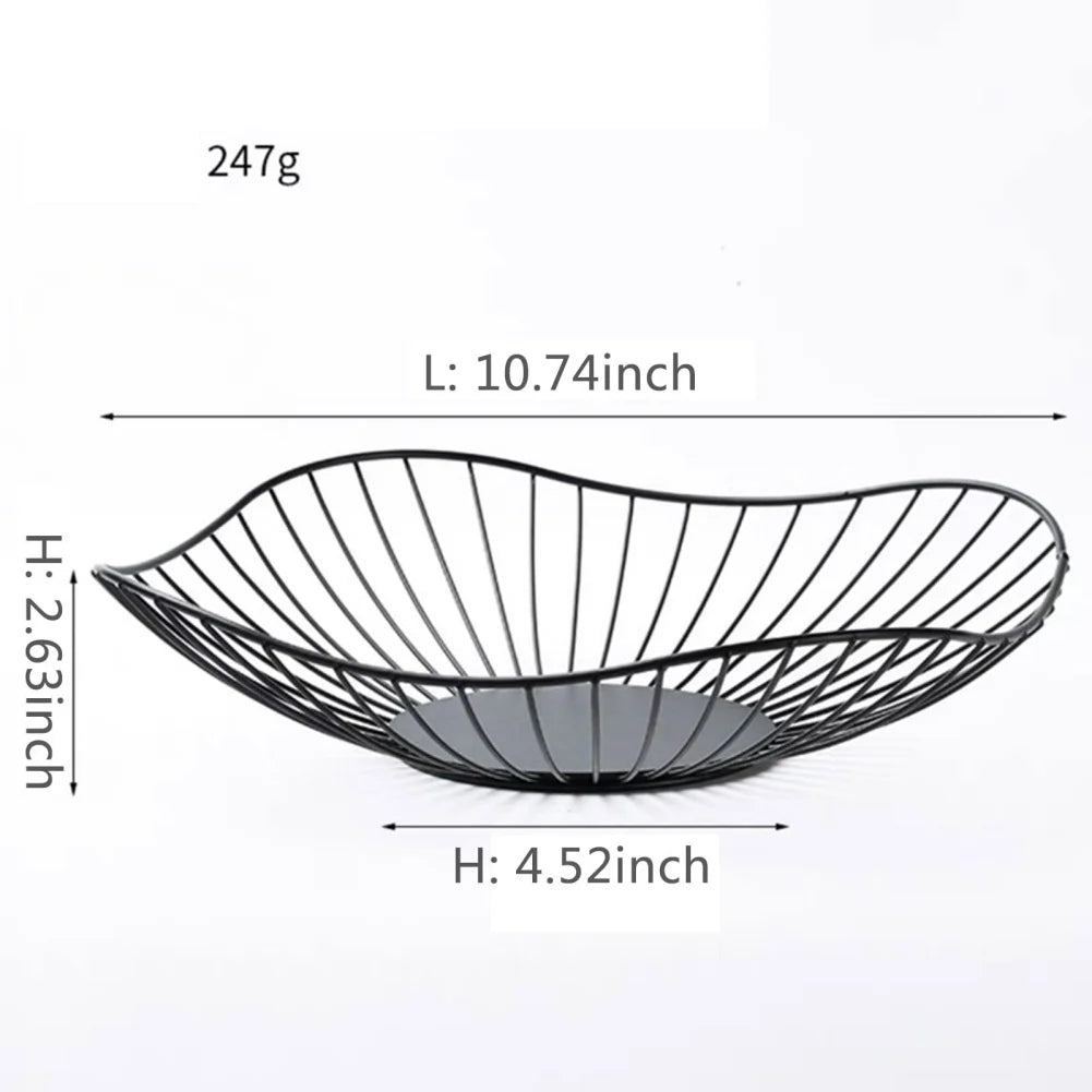 Fruktskål i metall med multifunktionell design