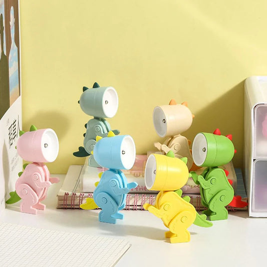 Mini dinosaur nattlampa - LED