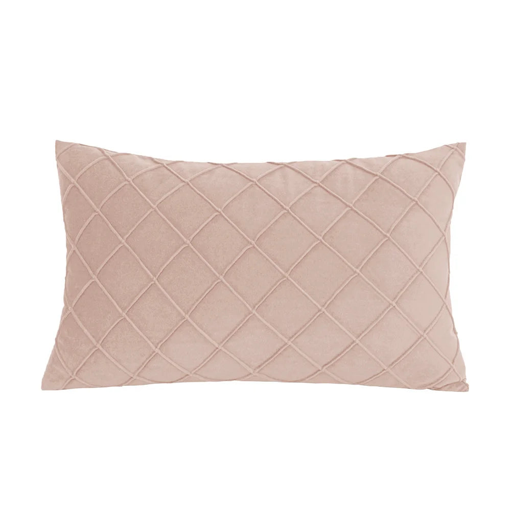 Kuddfodral i sammet 30x50 cm – enfärgat & mjukt