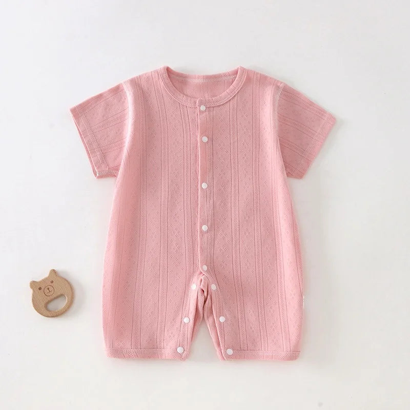 Somrig babyromper i mesh