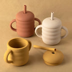 Silikonkopp med sugrör