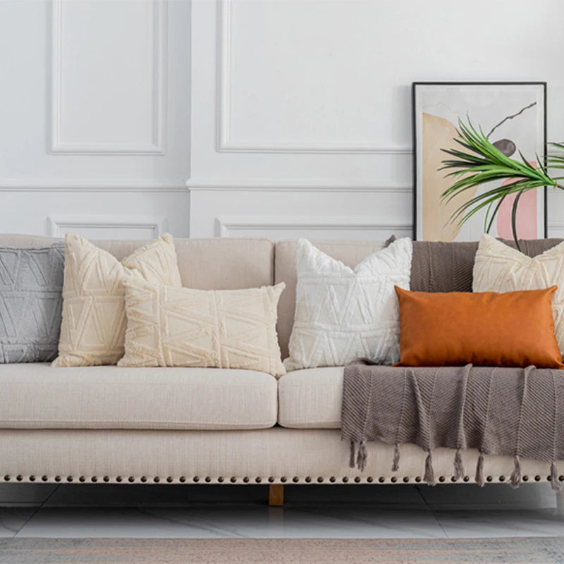 Stilren kuddfodral i mjuk sammet