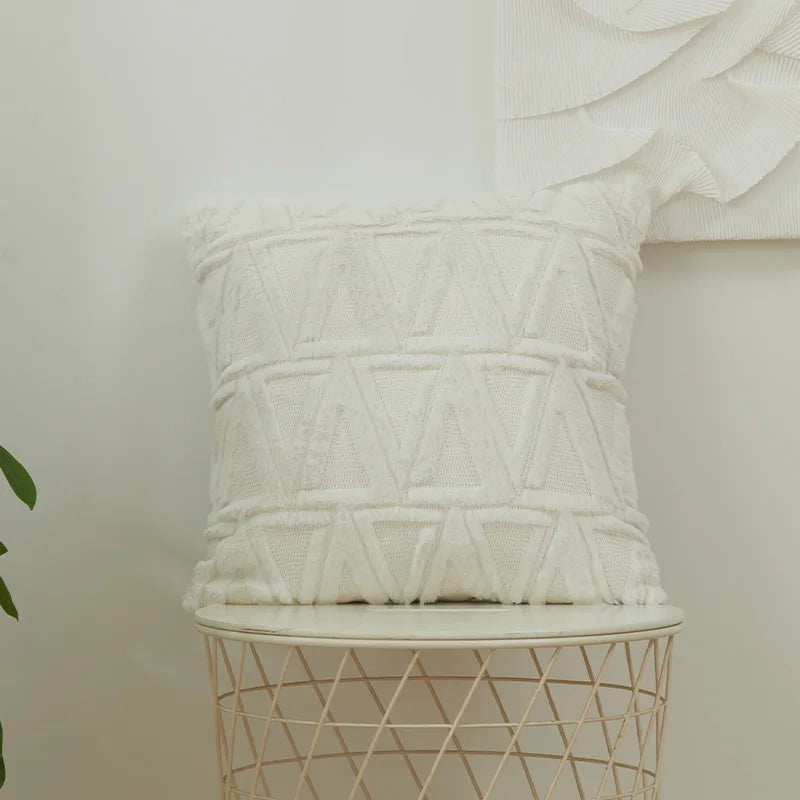 Stilren kuddfodral i mjuk sammet