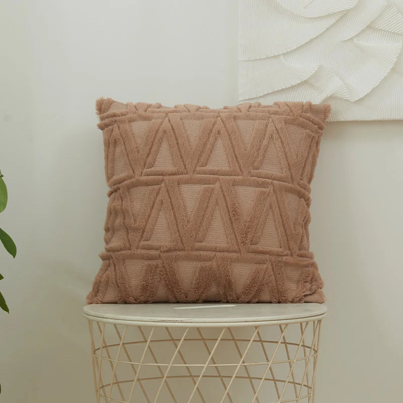 Stilren kuddfodral i mjuk sammet