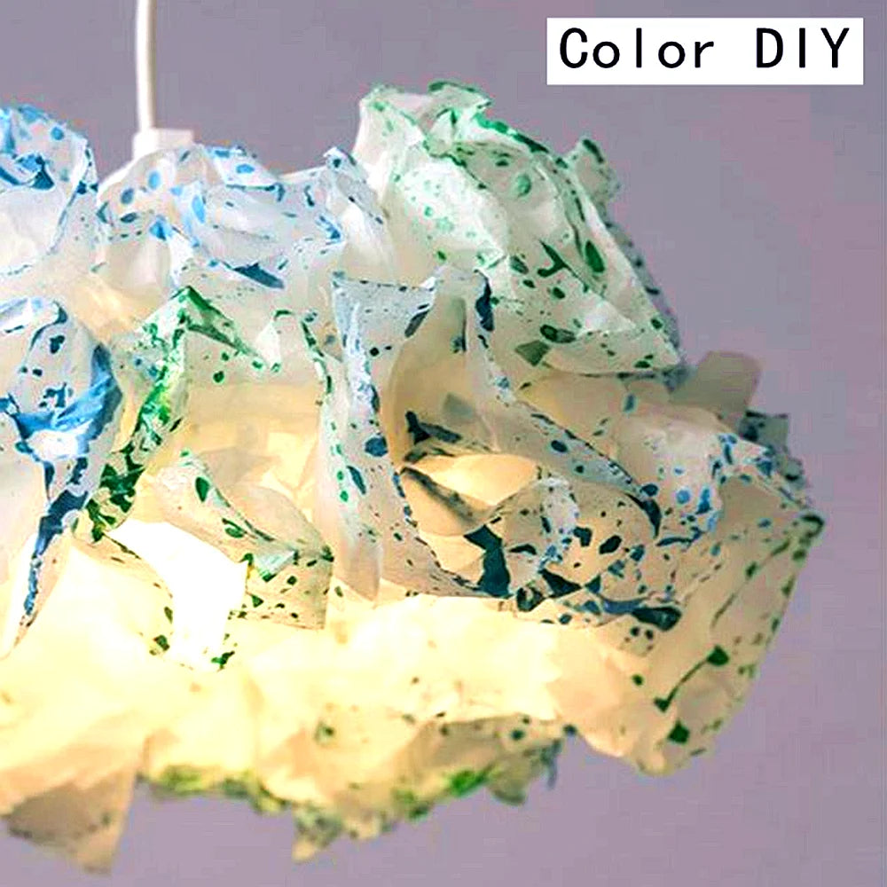 Molnformad lampskärm