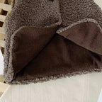 Mjuk fleeceväst i lammullsstil