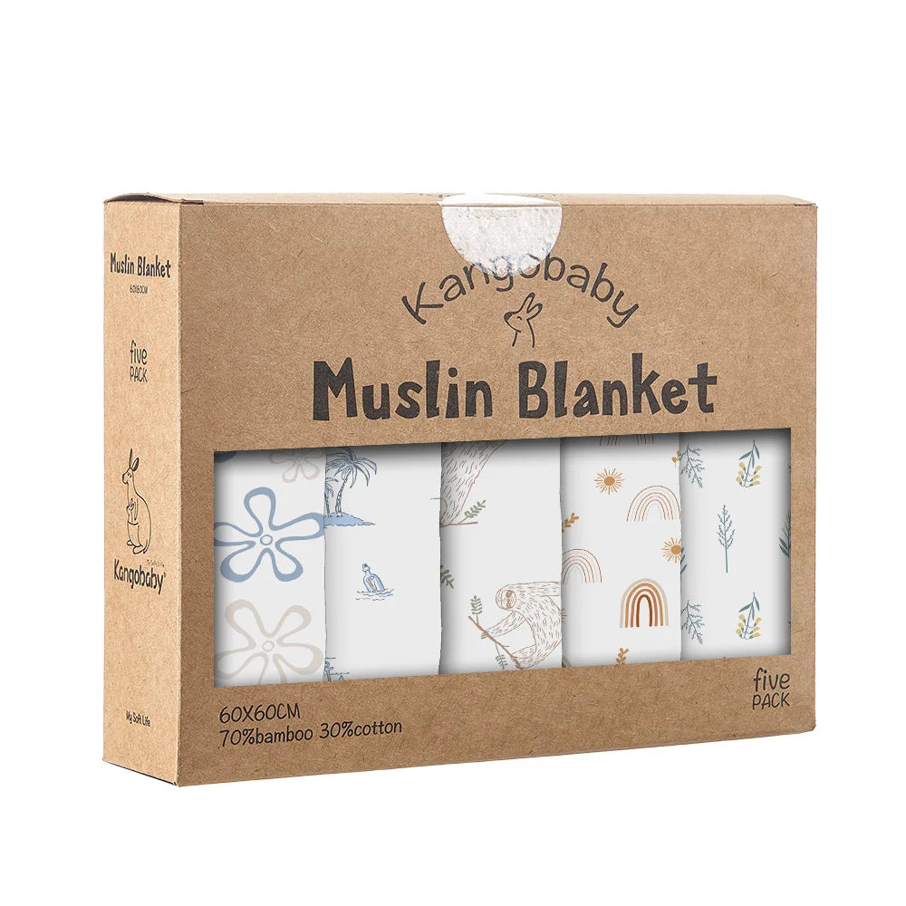 Mjuka haklappar i muslin
