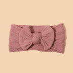 Babyhårband med rosett