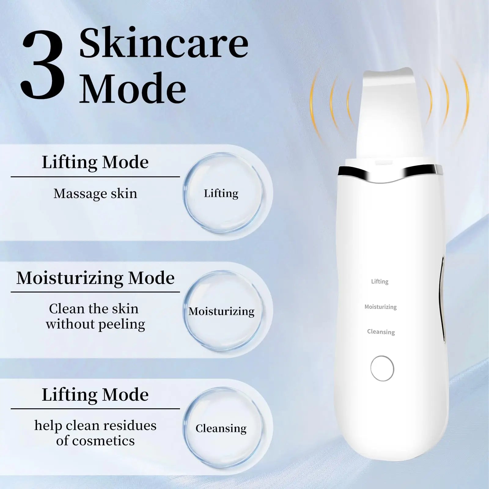 Elektrisk ansiktsrengörare med vibration och djuprengöring