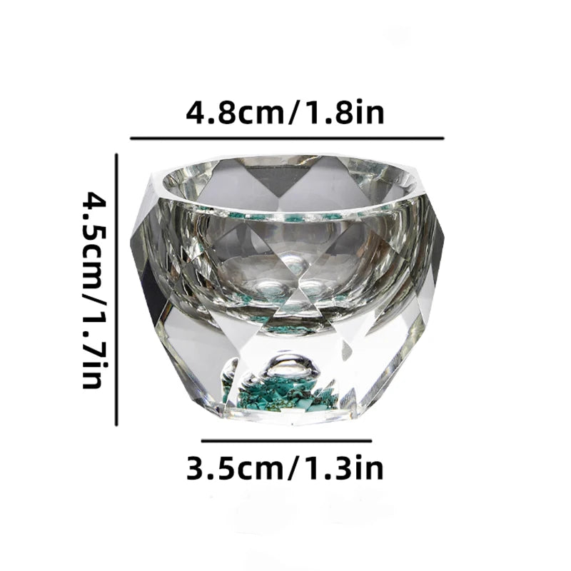 Exklusivt glas med dubbel botten
