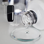 No wipe top coat för ett klart och hållbart avslut