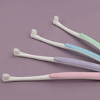 Mjuk tandborste för hund/katt med bekvämt grepp