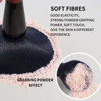 Stor och mjuk puderborste för en jämn och naturlig finish