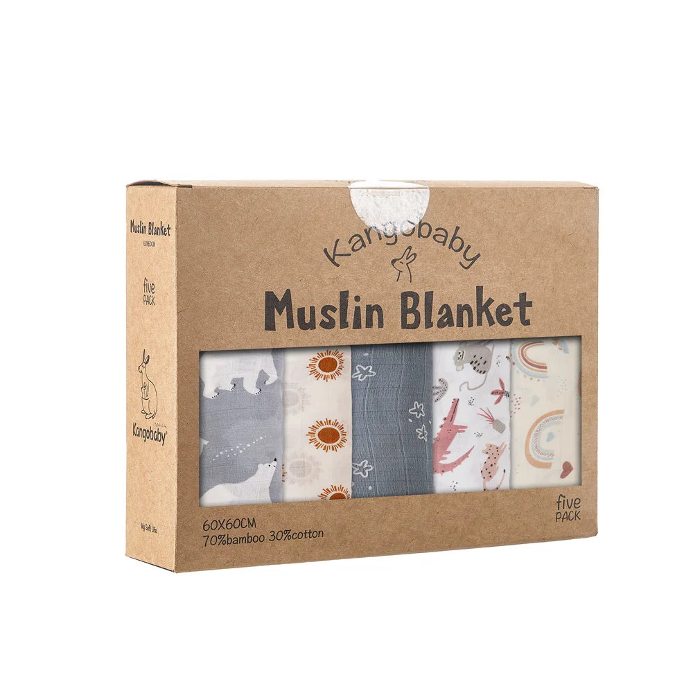 Mjuka haklappar i muslin