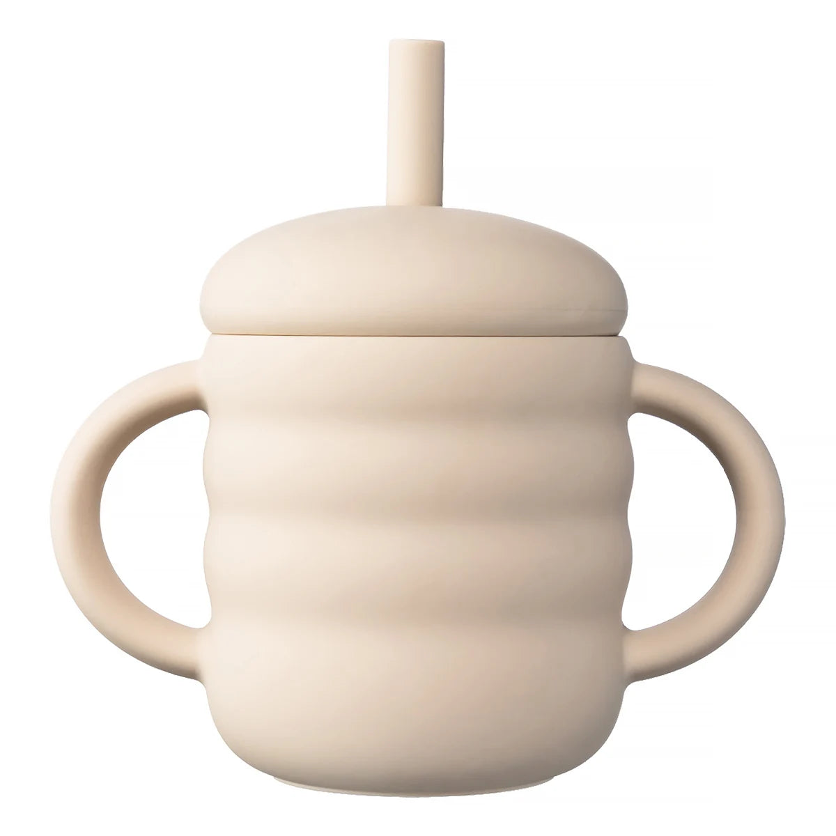 Silikonkopp med sugrör