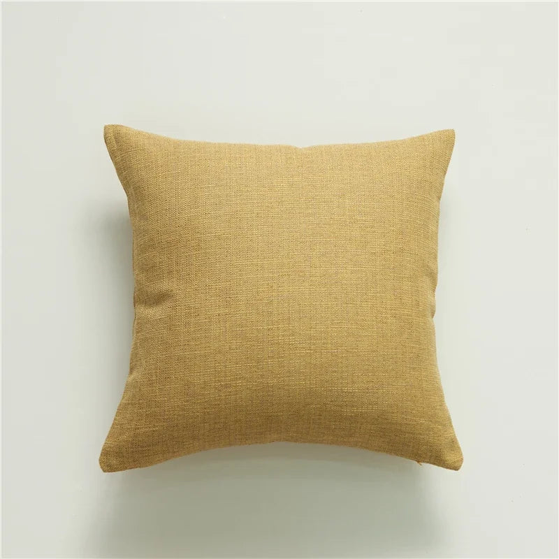 Elegant kuddfodral i linnelook