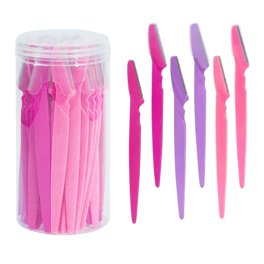 Ögonbrynsrakhyvlar för precis & skonsam ansiktsvård 30-pack