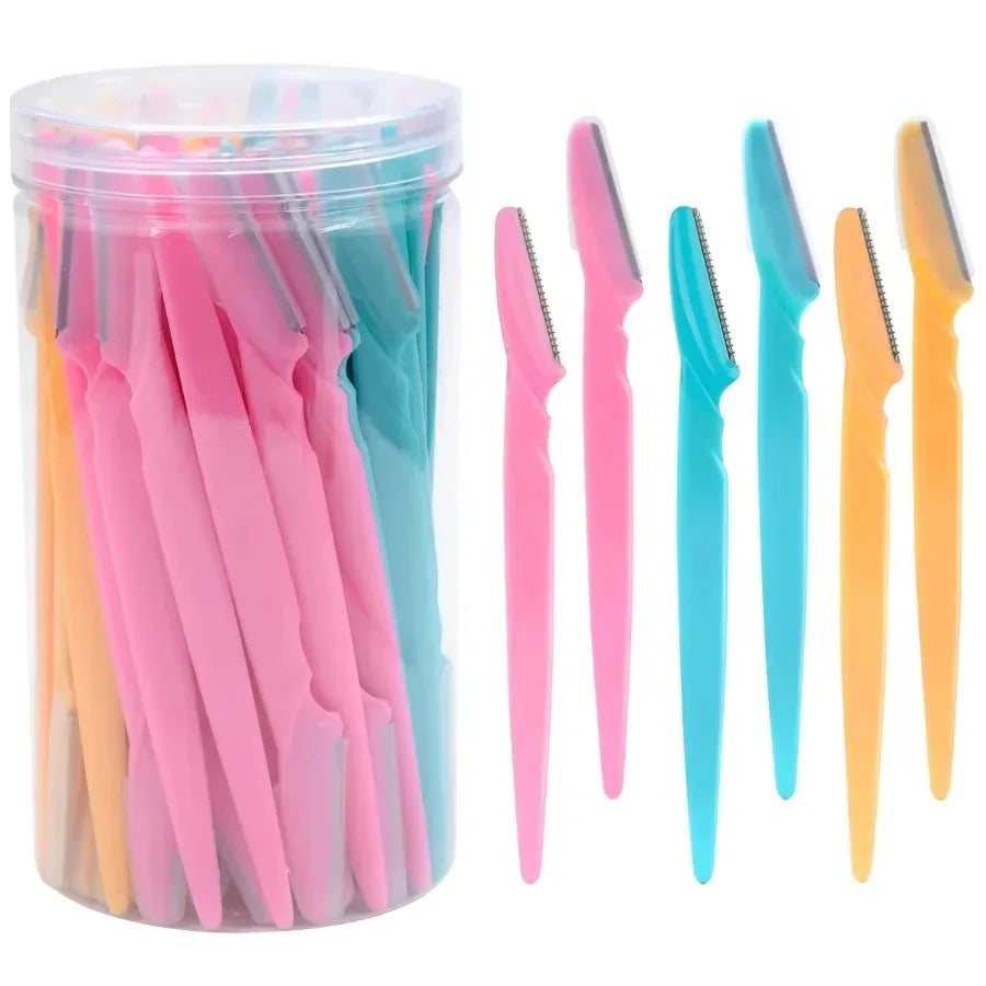 Eyebrow razors for precise & gentle facial care 30-pack