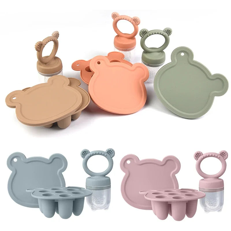 Silikonform för bröstmjölk och puré