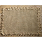 Flätade bordstabletter i juteimitation 2-pack