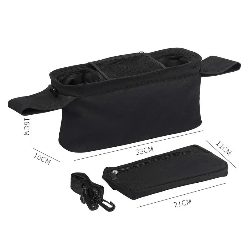 Large capacity stroller storage bag