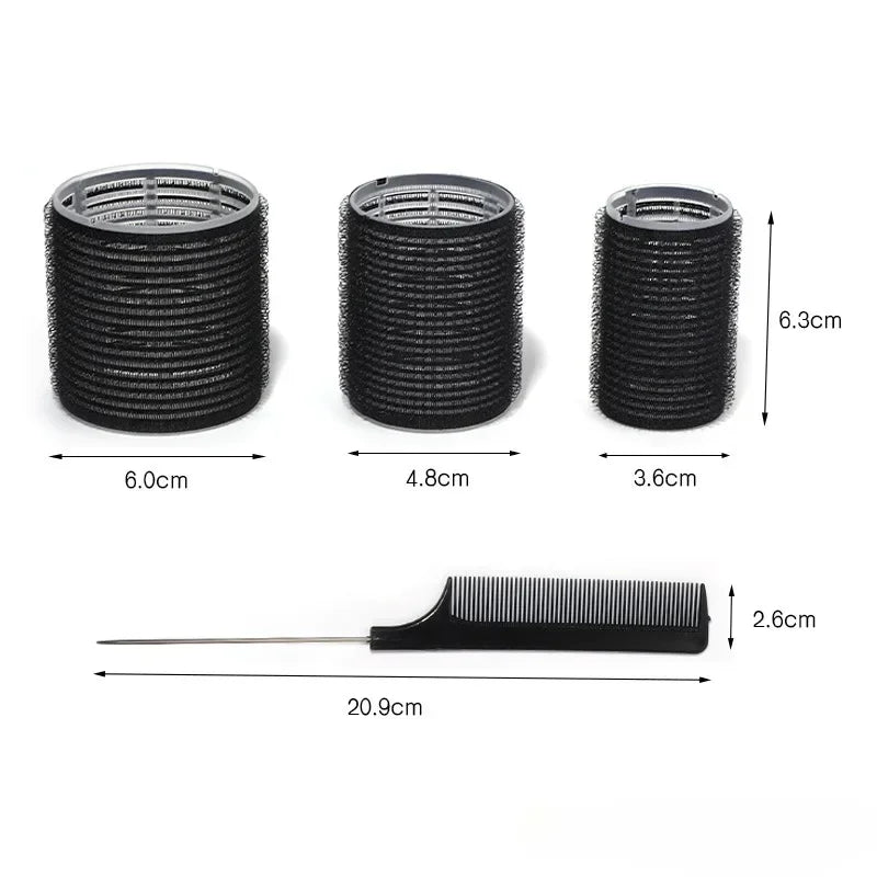 Självhäftande hårspolar