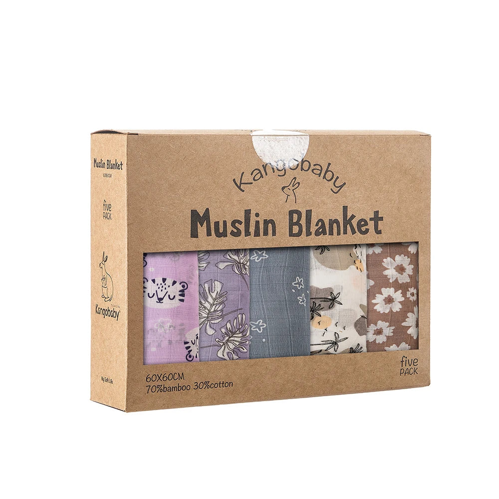 Mjuka haklappar i muslin