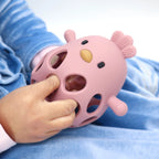 Silikonbitleksak i kycklingdesign