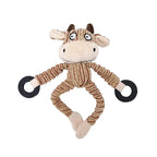 Tålig hundleksak i mjuk plysch med pipfunktion