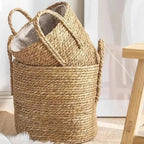 Braided basket for planting/storage
