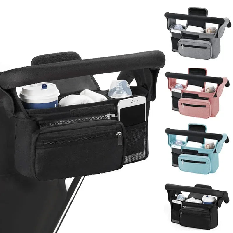 Large capacity stroller storage bag