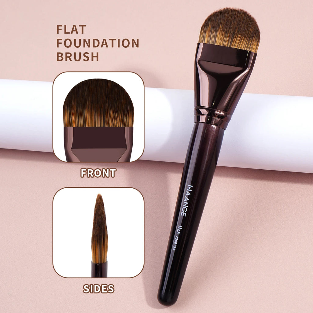 Ultratunna foundationborstar för jämn och naturlig finish